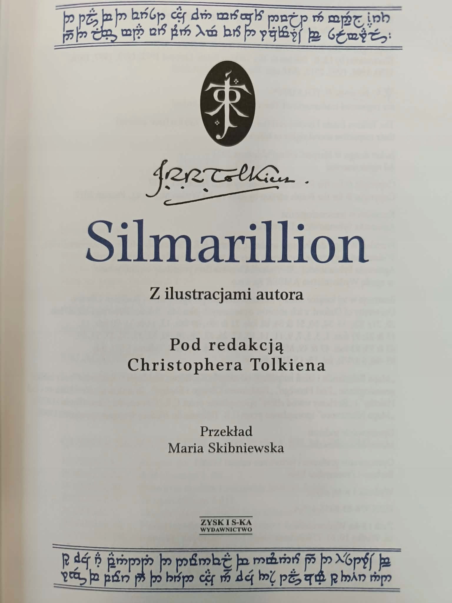 J.R.R. Tolkien, Silmarillion z ilustracjami autora [książka na prezent]