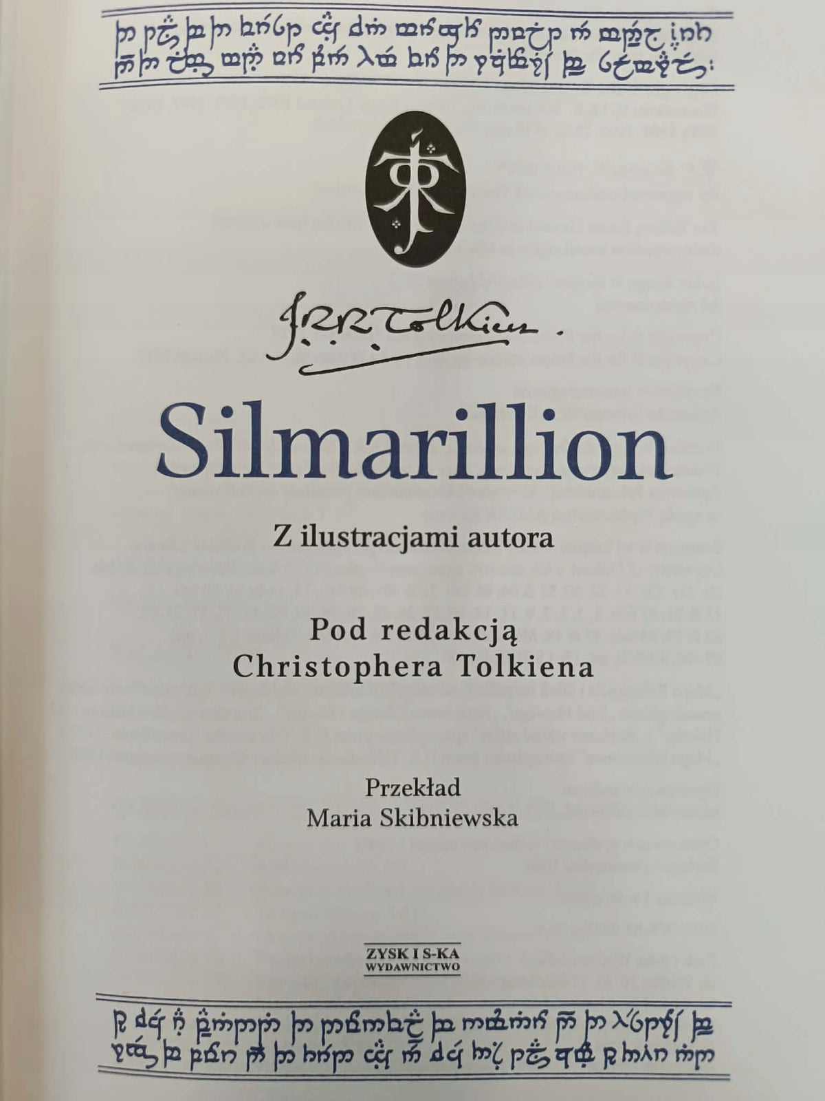 J.R.R. Tolkien, Silmarillion z ilustracjami autora [książka na prezent]