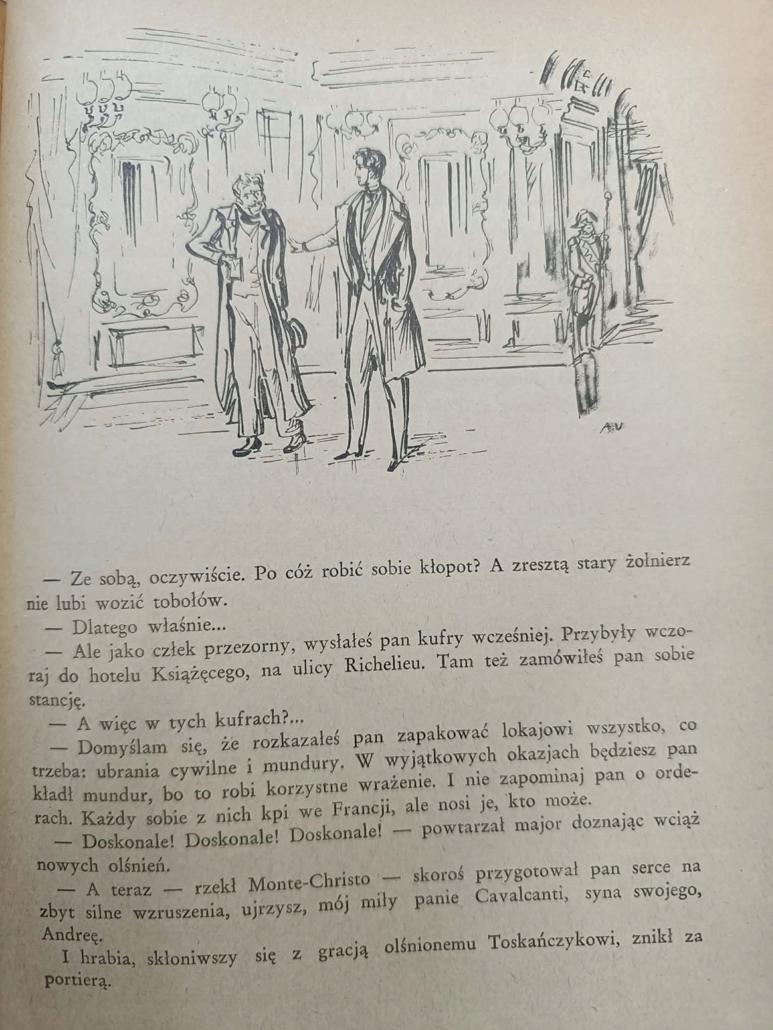 Dumas Aleksander- Hrabia Monte Christo [ilustracje Antoni Uniechowski] [książka na prezent]
