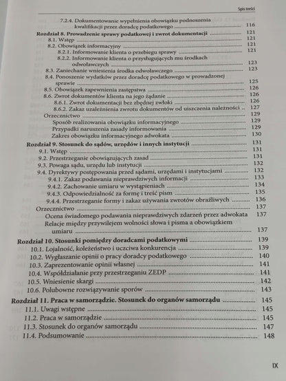 Etyka dla doradców podatkowych. Komentarz praktyczny, praca zbiorowa