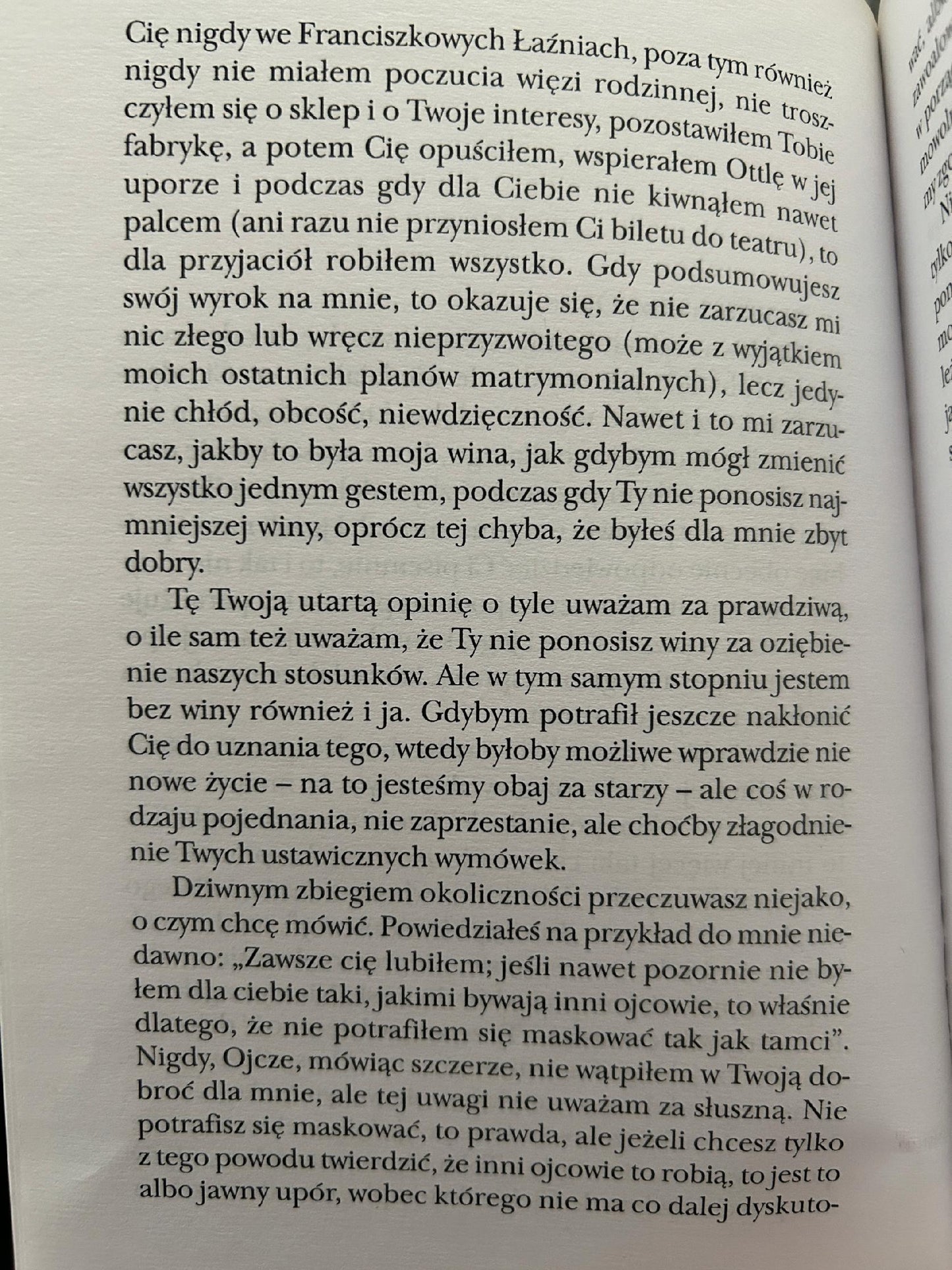 List do ojca - Franz Kafka