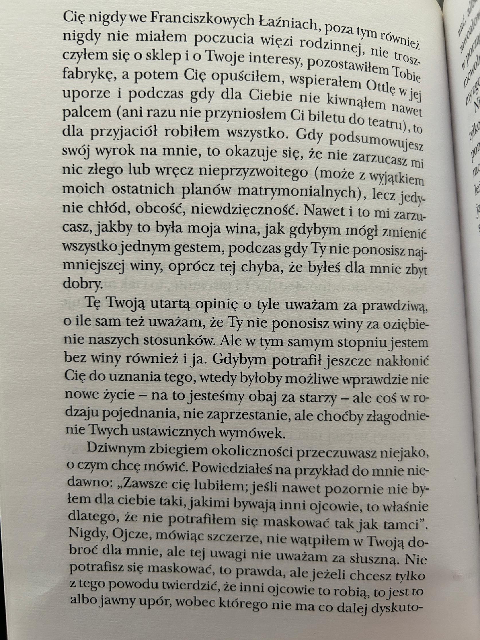 List do ojca - Franz Kafka