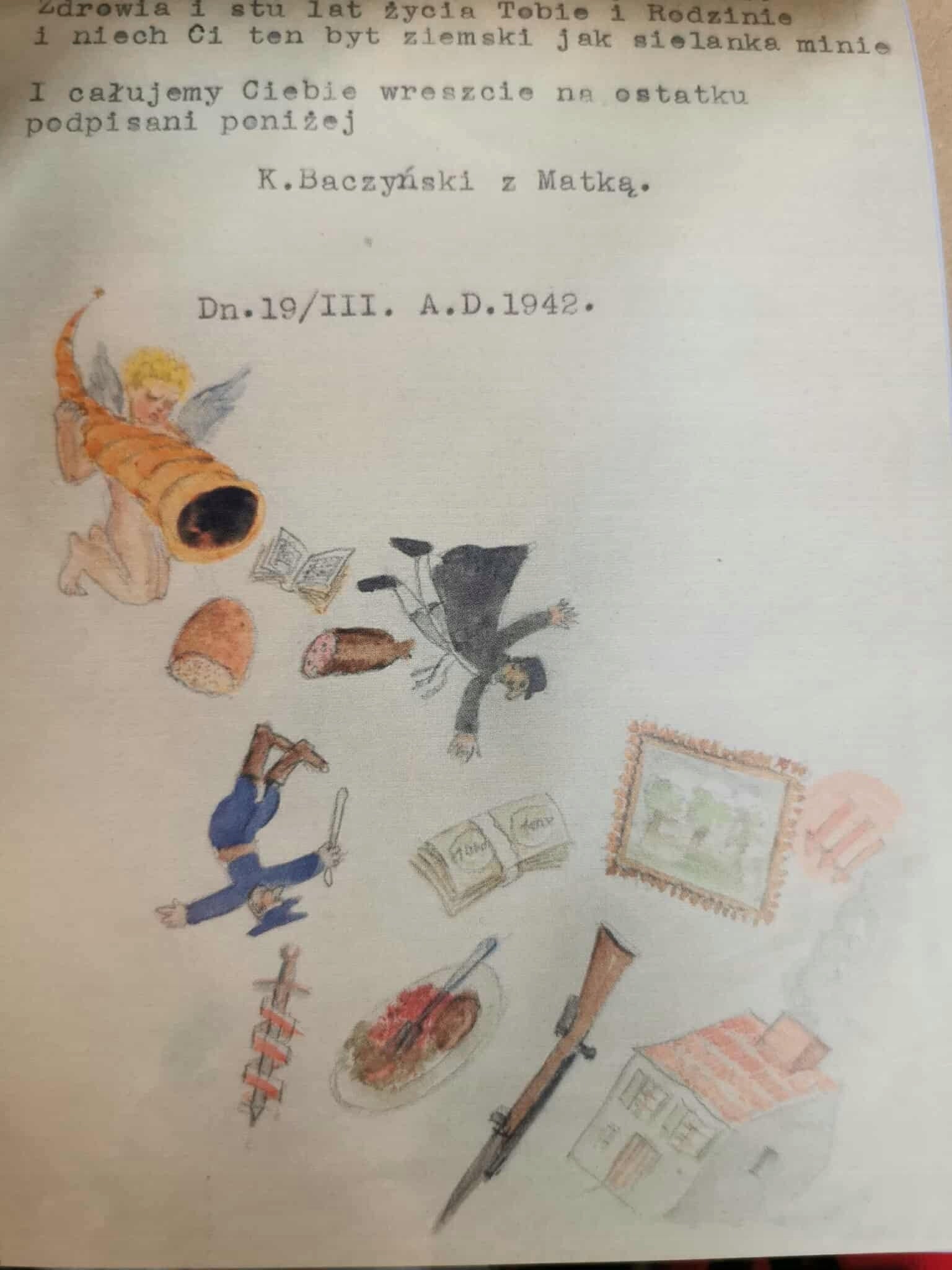 Krzysztof Kamil Baczyński, Do Pana Józefa w dniu imienin w 1942 roku