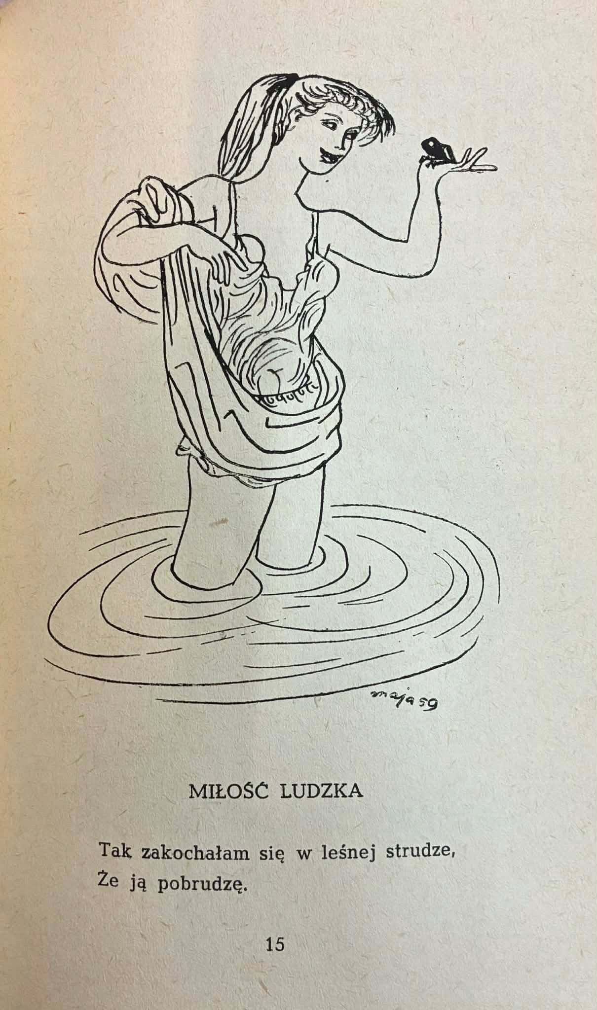 Jan Izydor Sztaudynger Krople Liryczne [ilustr. Maja Berezowska][1959]