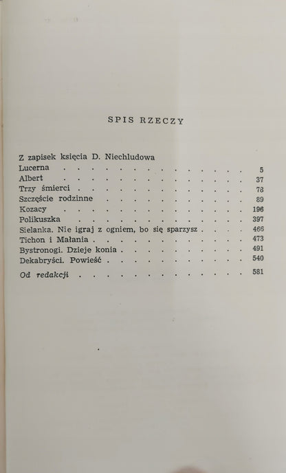 Dzieła Lew Tołstoj (tomy 1-4, 8-14) Wojna i pokój, Anna Karenina...