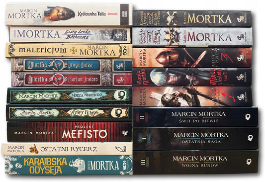Marcin Mortka Zestaw 18 książek (Miecz i kwiaty+...)