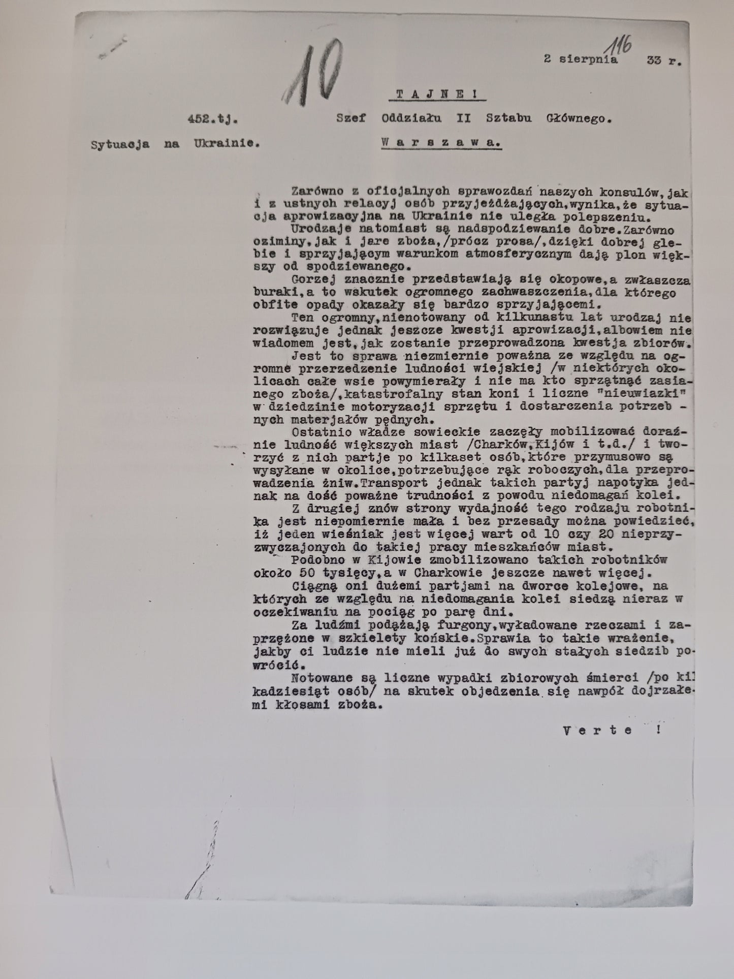 Wielki głód na Ukrainie 1932-1933 Praca zbiorowa