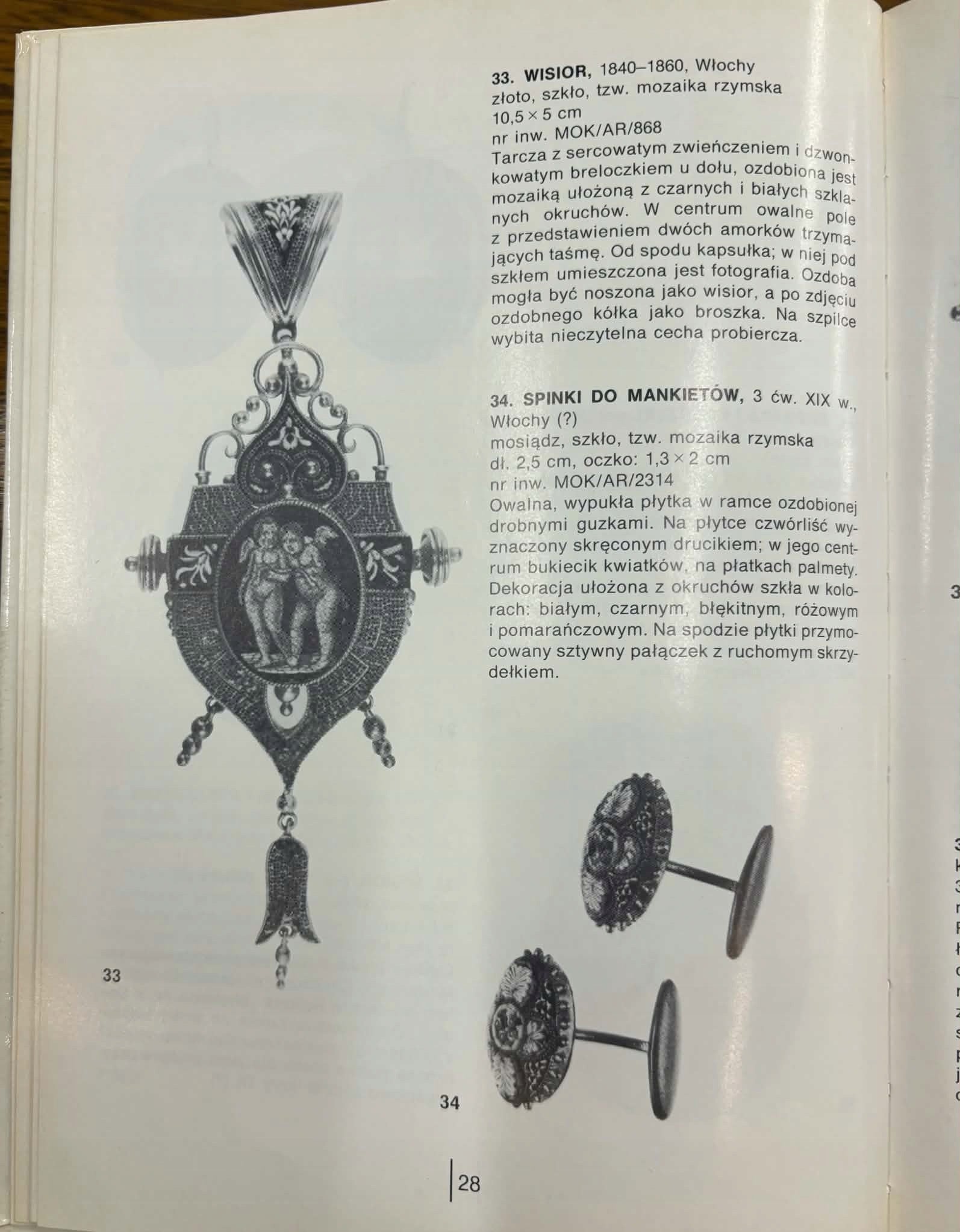 Zbiory biżuterii Muzeum Okręgowego w Koninie. Katalog. cz. 1.