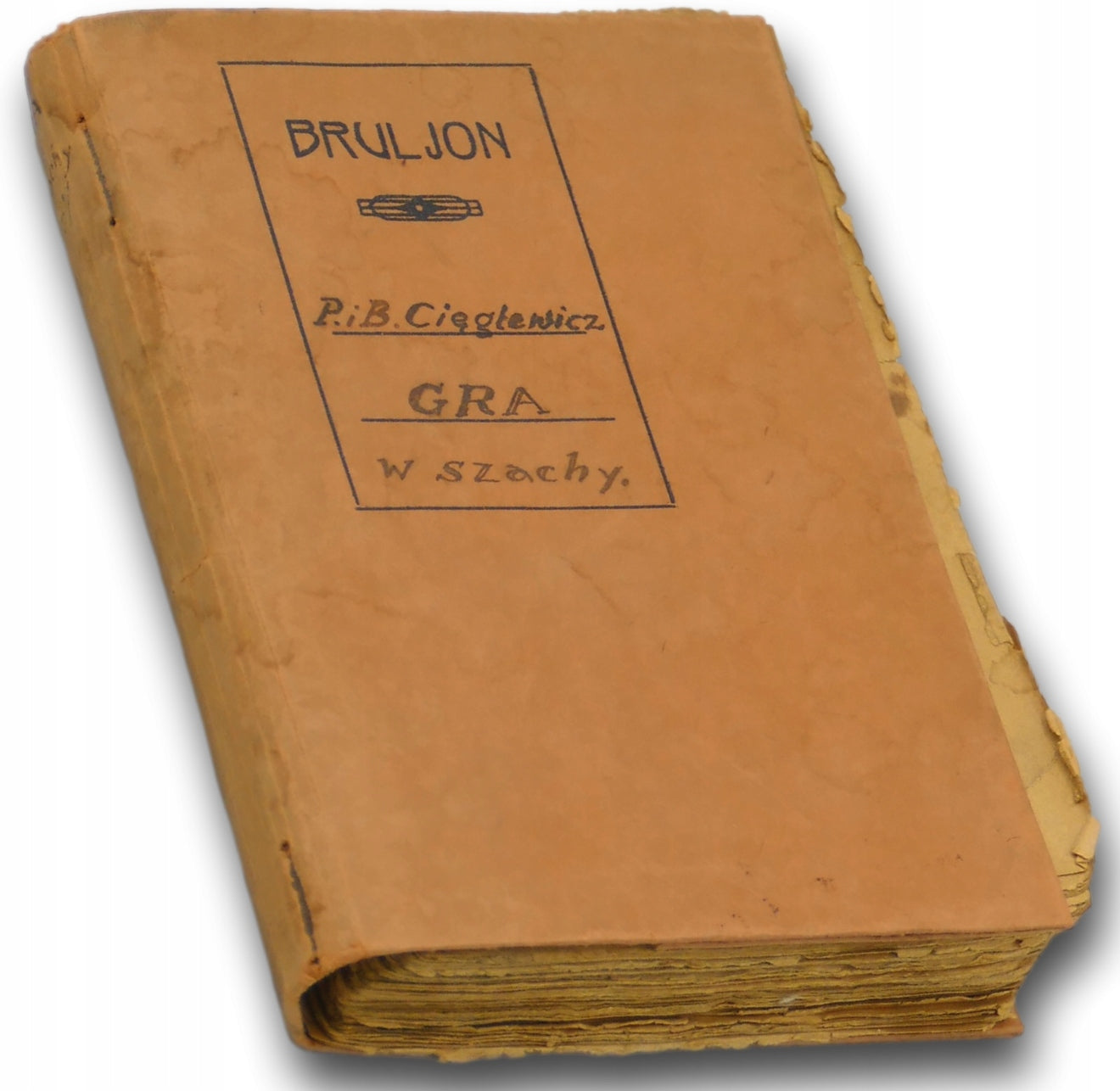 Gra w szachy. Teoretyczny i praktyczny przewodnik B. Cięglewicz [ca 1911]