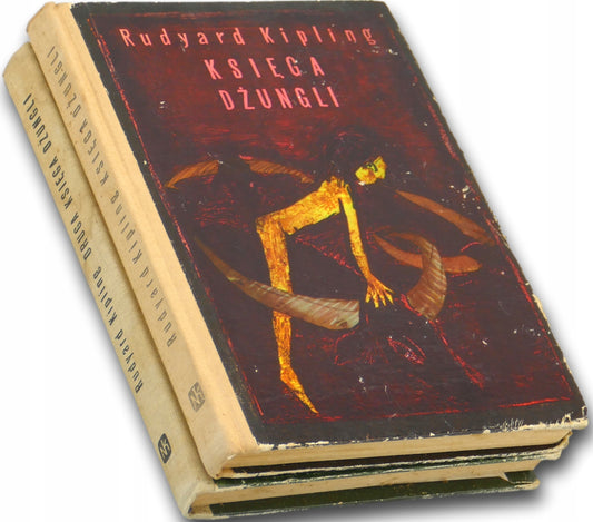 Rudyard Kipling x2 Księga dżungli, Druga księga dżungli, il. K. Latałło