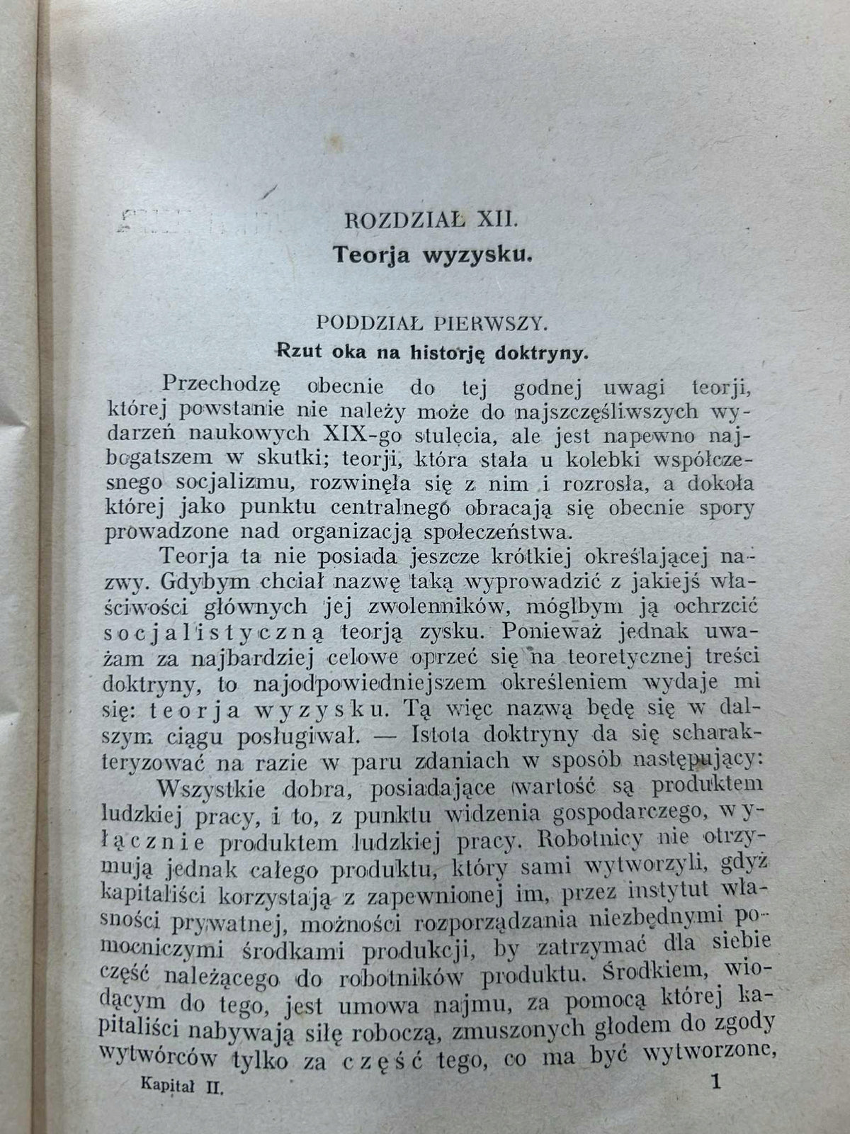 Kapitał i zysk z kapitału Dział I: Historja i krytyka-E. Böhm-Bawerk [1925]
