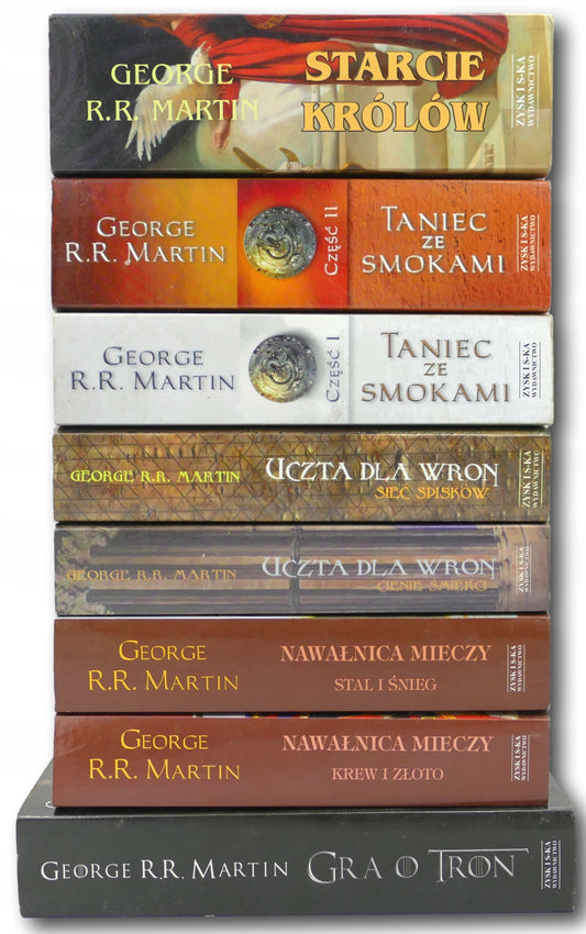 George R.R. Martin x8 seria: Pieśń Lodu i Ognia Gra o tron, Starcie królów