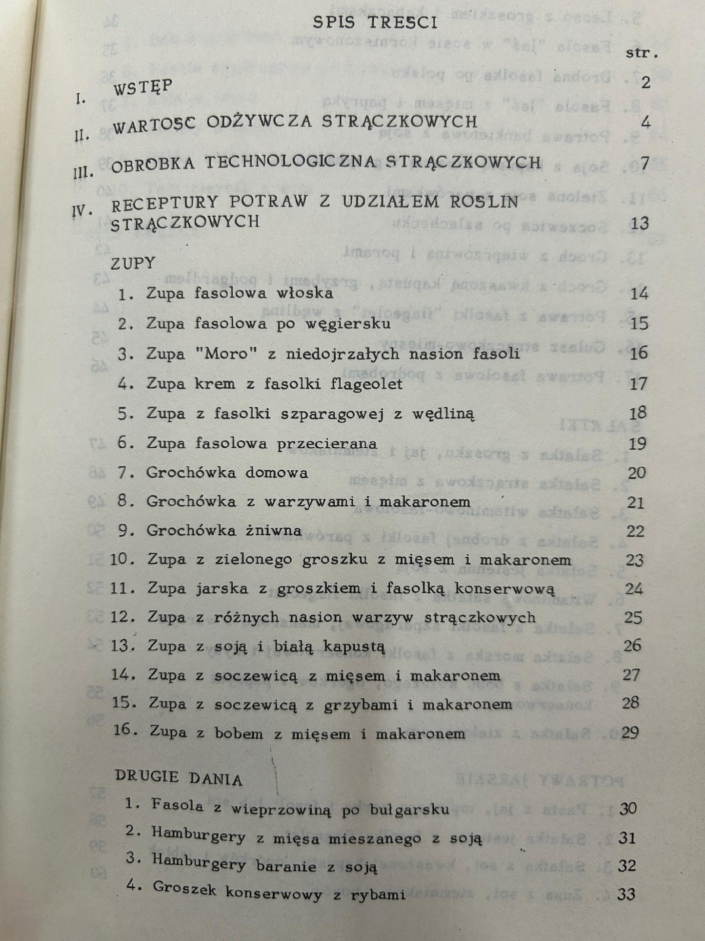Receptury potraw z udziałem roślin strączkowych dla zakładów żyw. zbior.
