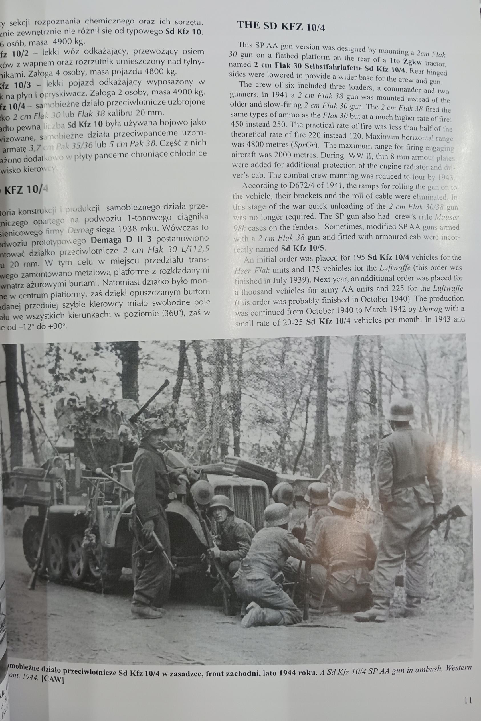 Sd Kfz 10/4 nr 172 Janusz Ledwoch