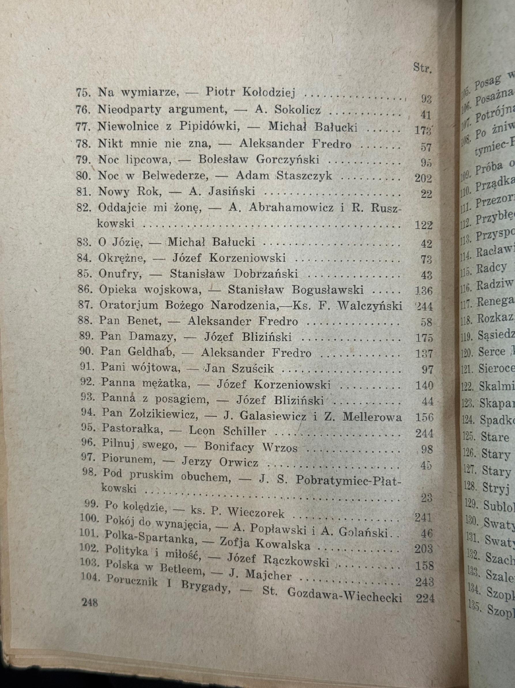 Rozumowany katalog sztuk teatralnych Jadwiga Turowiczówna [1932]