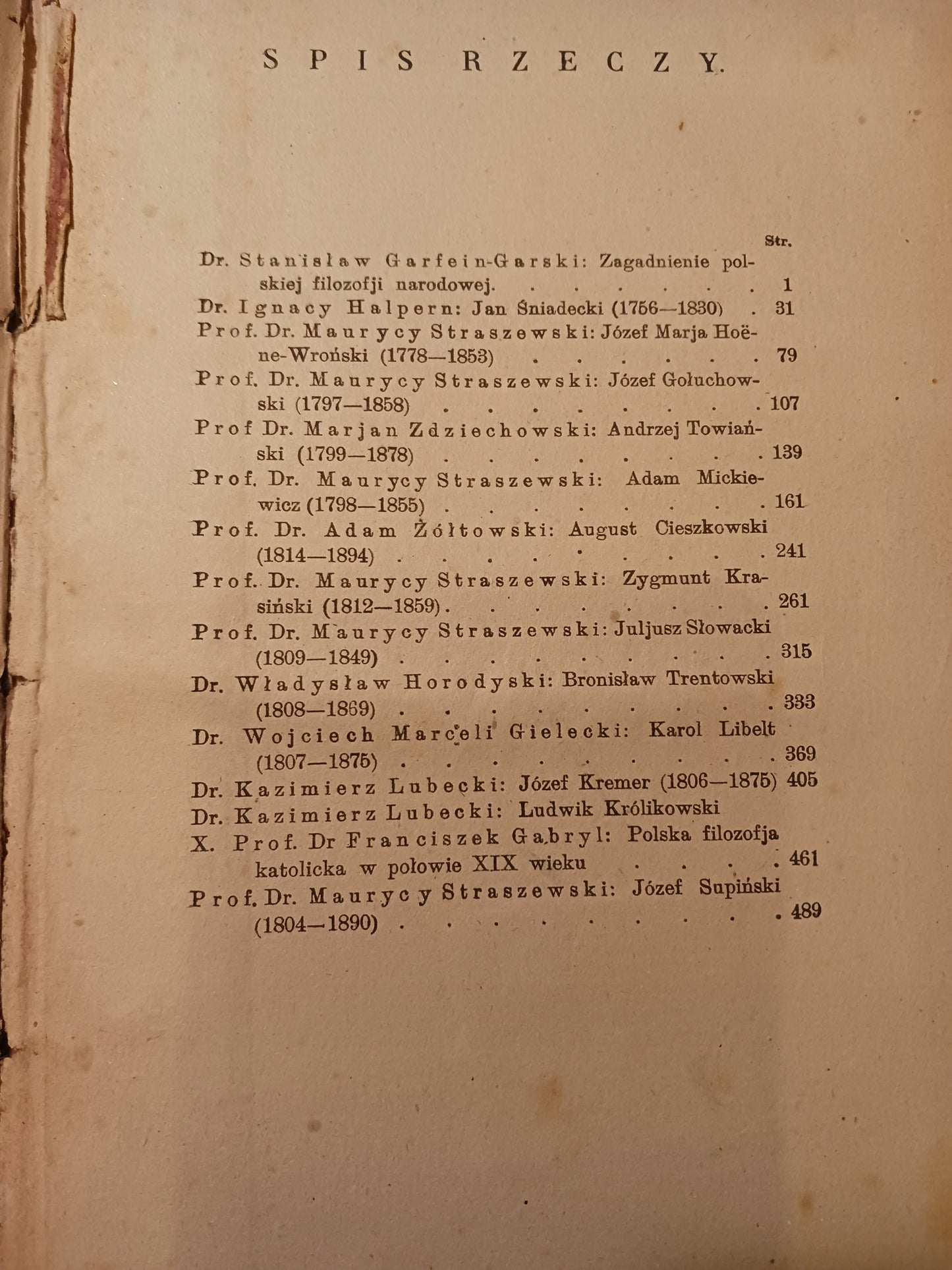 Polska filozofja narodowa red. Maurycy Straszewski [wydanie z roku 1921]