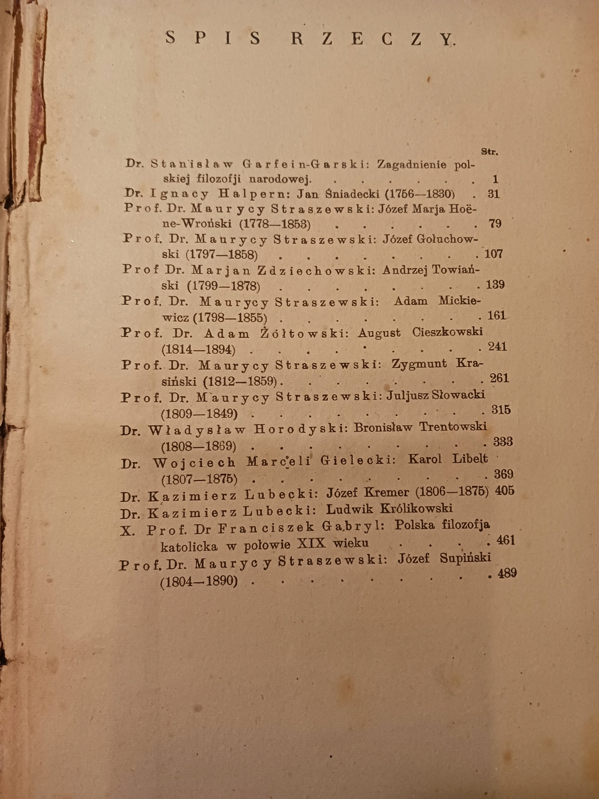 Polska filozofja narodowa red. Maurycy Straszewski [wydanie z roku 1921]