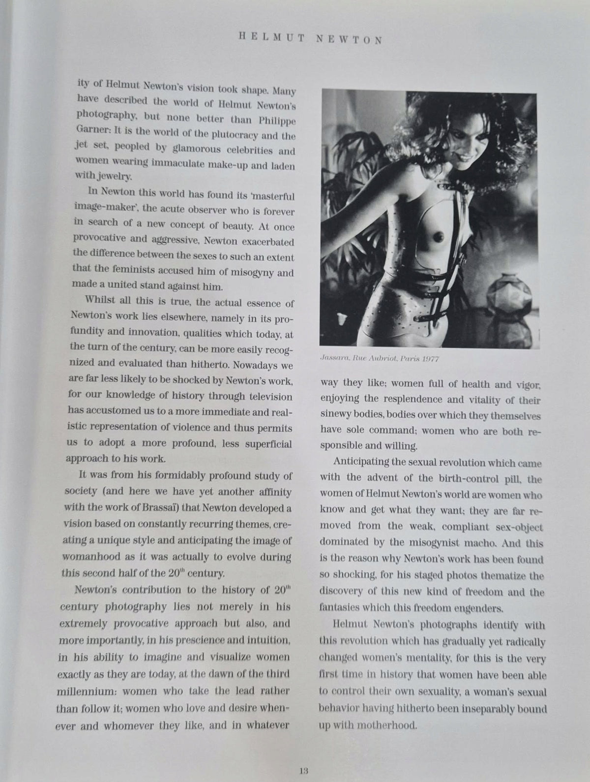 Helmut Newton Work [fotografie]