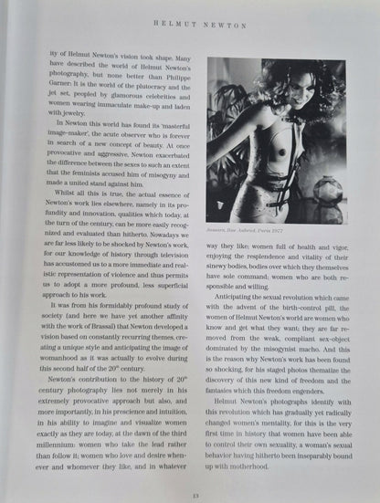 Helmut Newton Work [fotografie]