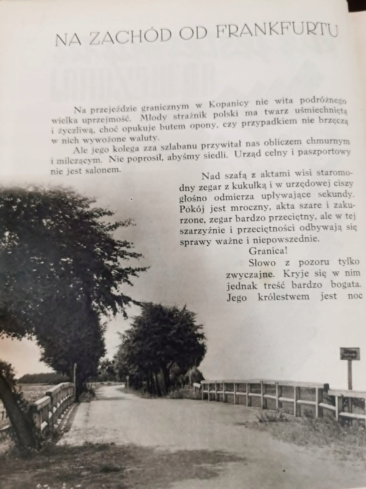 Ziemia gromadzi prochy, Józef Kisielewski [1938]