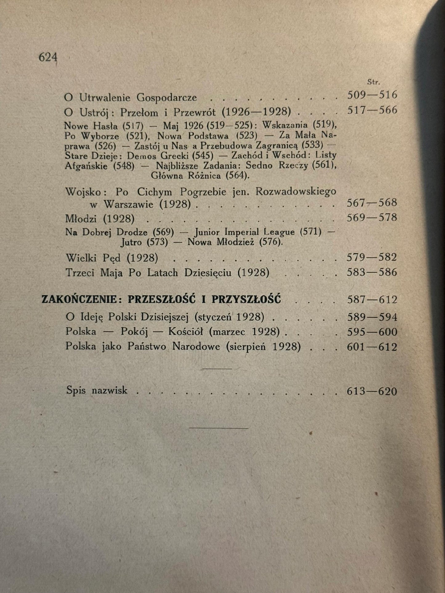 Stanisław Stroński Pierwsze lat dziesięć (1918-1928) [1928]