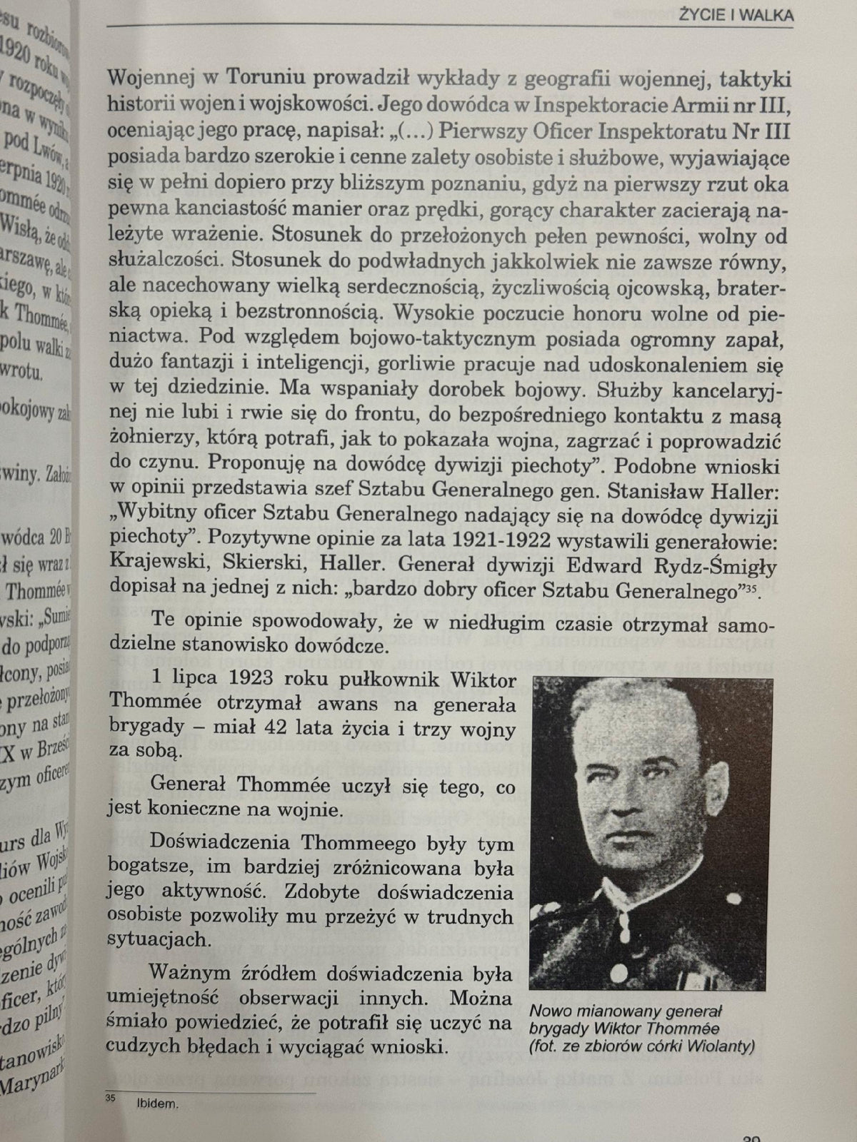 Generał Wiktor Thommée Życie i walka Władysław Wyruch[dedykacja odautorska]
