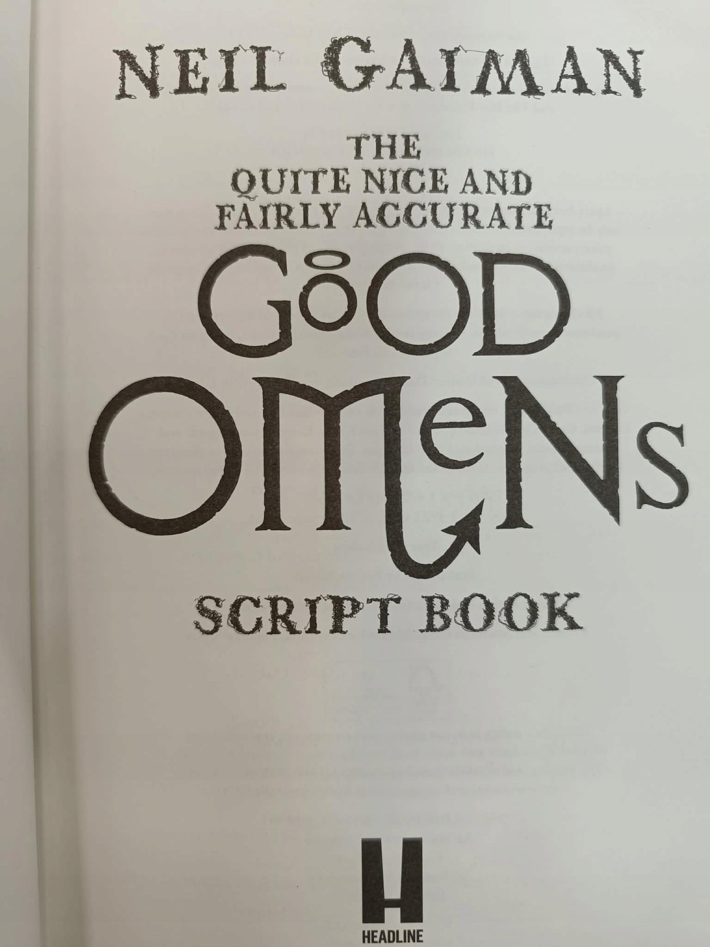 Neil Gaiman, Terry Pratchett x2 scenariusz GOOD OMENS [dobry omen]
