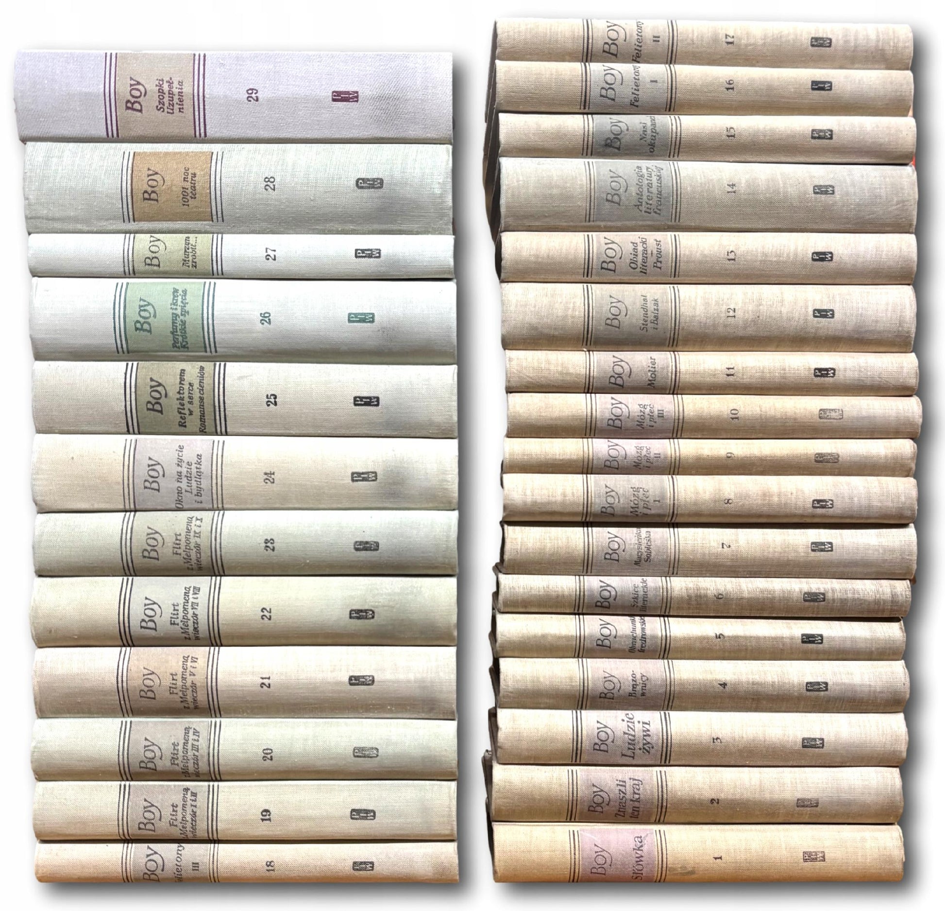 Tadeusz Boy Żeleński Pisma 1-29 [zestaw]