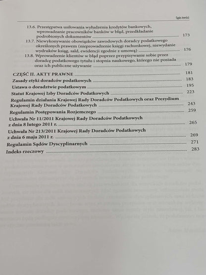 Etyka dla doradców podatkowych. Komentarz praktyczny, praca zbiorowa