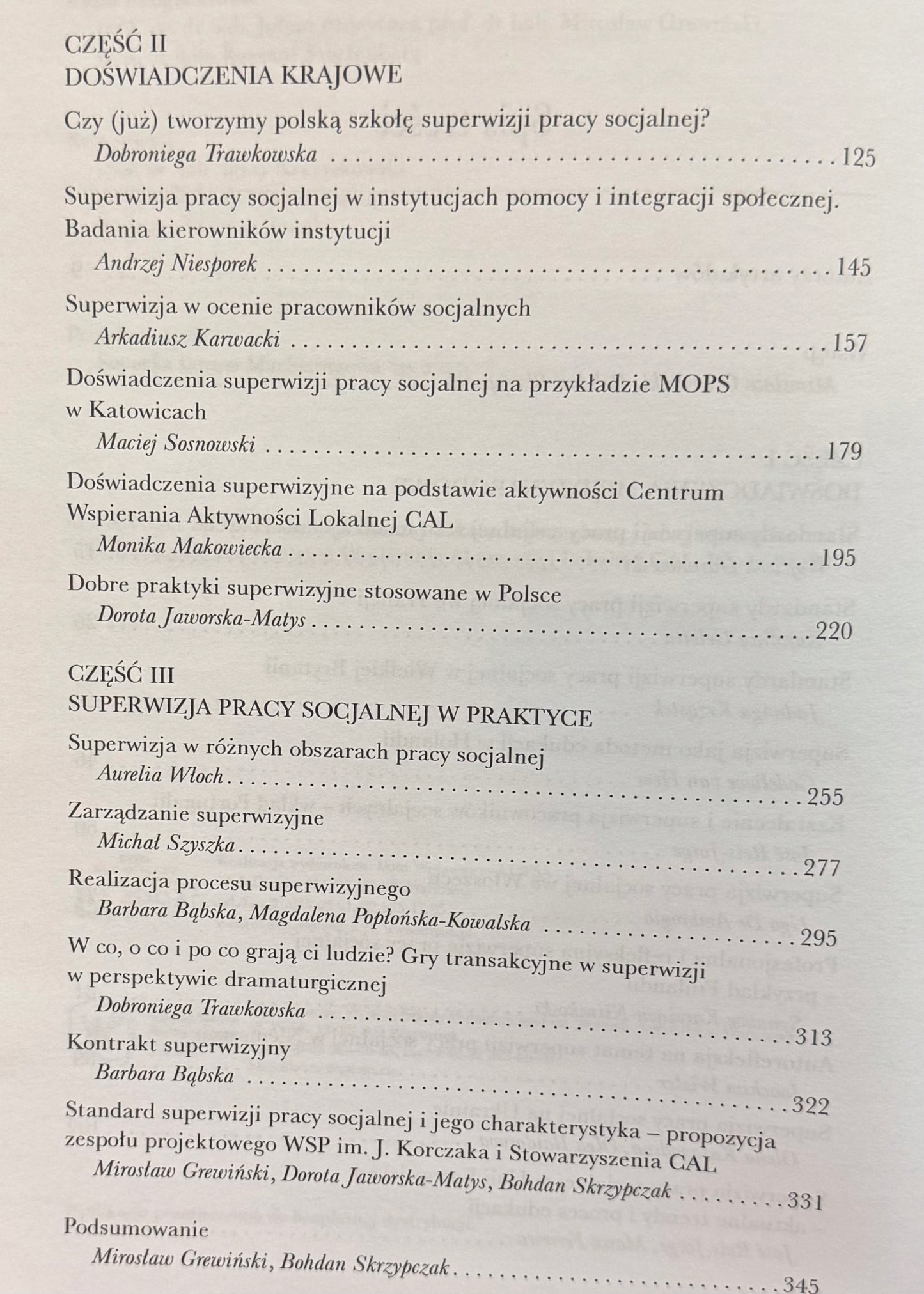 Superwizja pracy socjalnej Mirosław Grewiński, Bohdan Skrzypczak