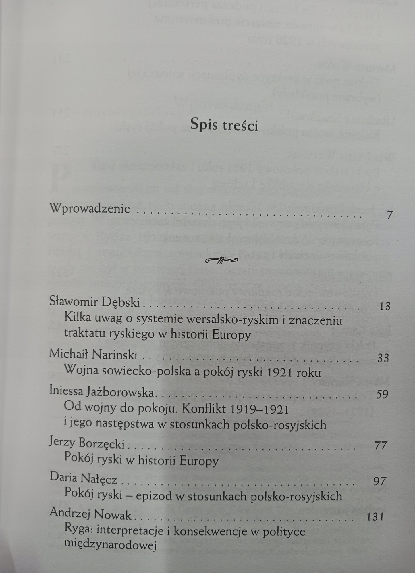 Zapomniany pokój. Traktat ryski interpretacje red. Sławomir Dębski
