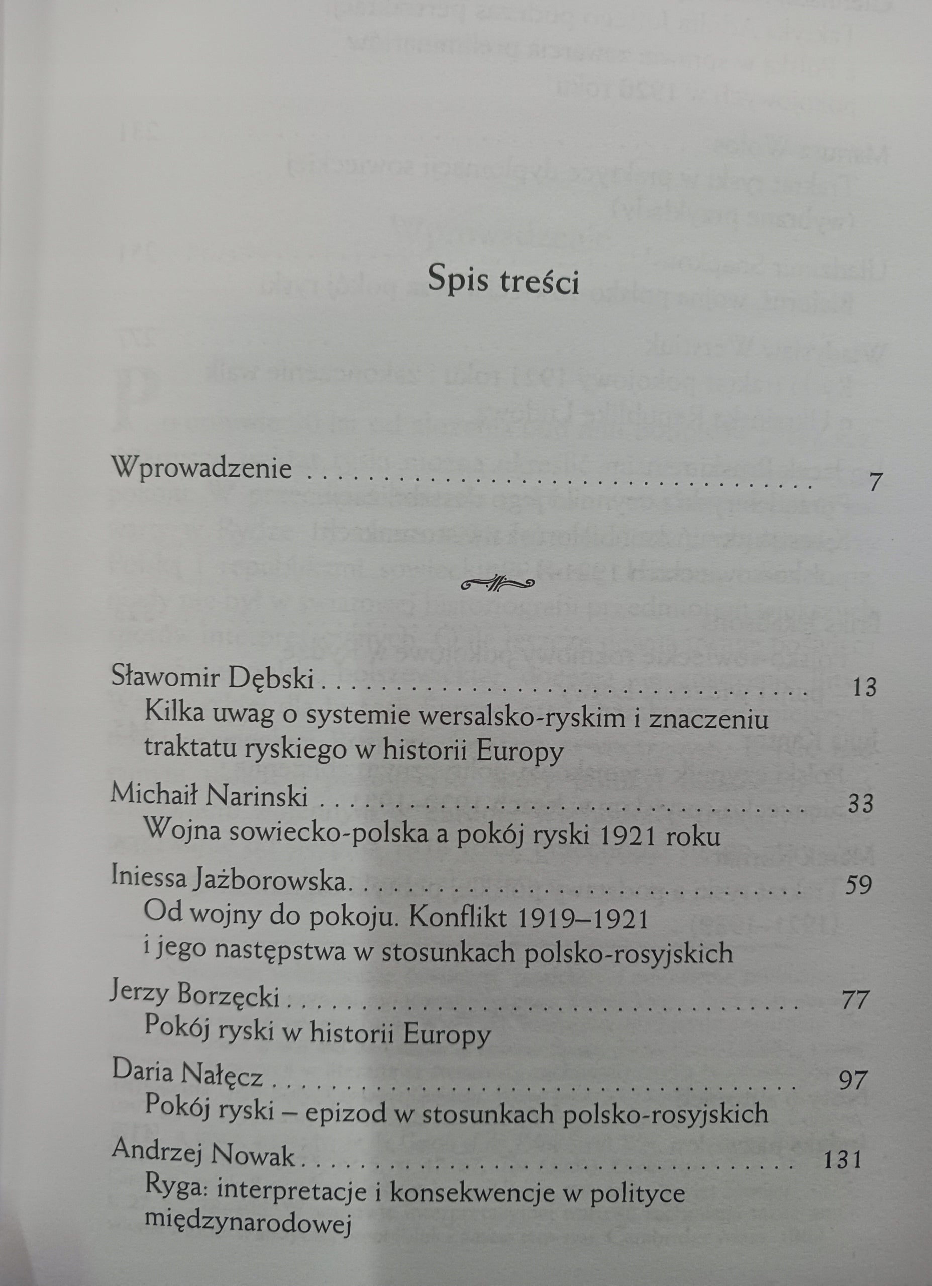 Zapomniany pokój. Traktat ryski interpretacje red. Sławomir Dębski