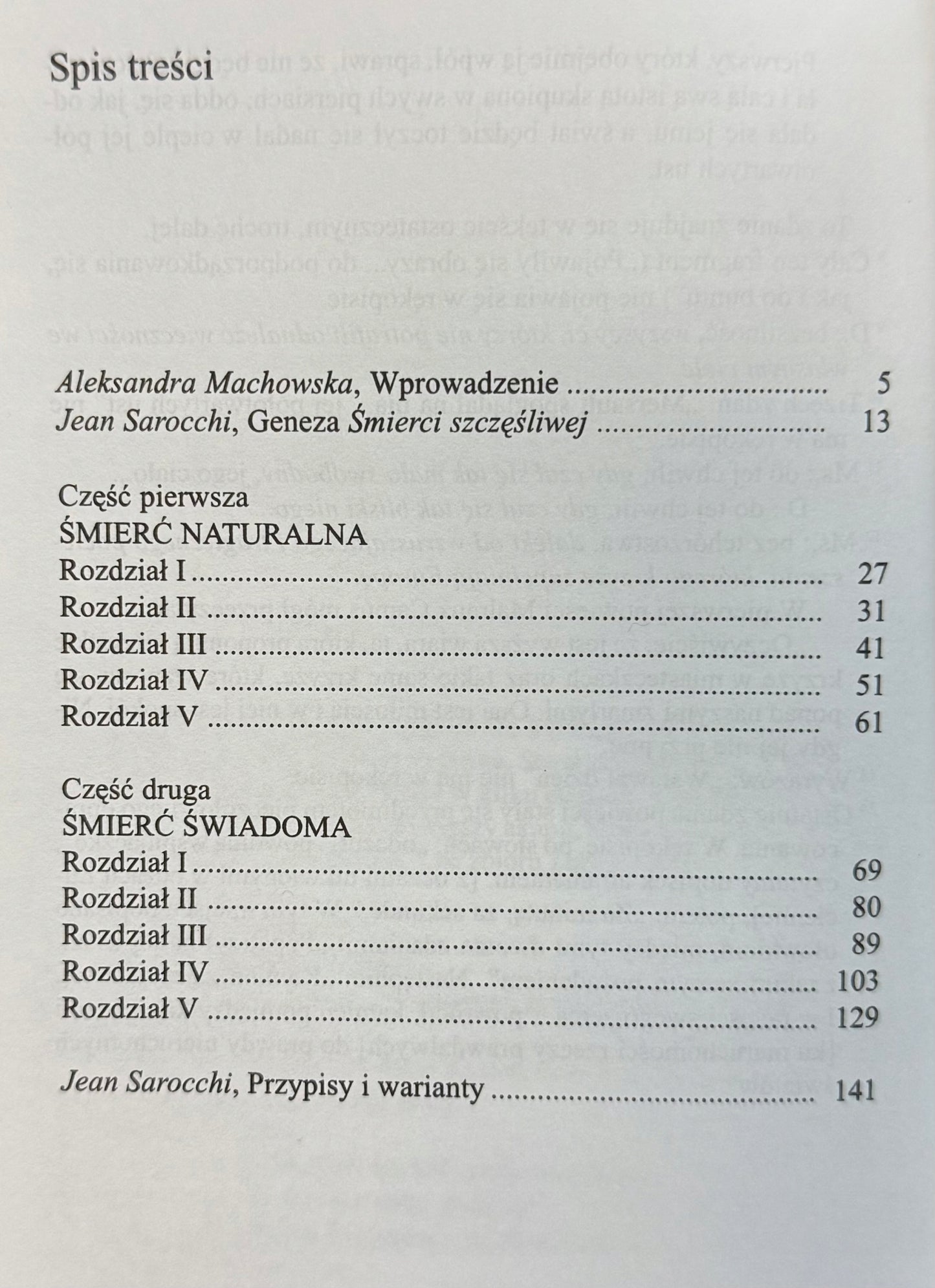 Śmierć szczęśliwa Albert Camus