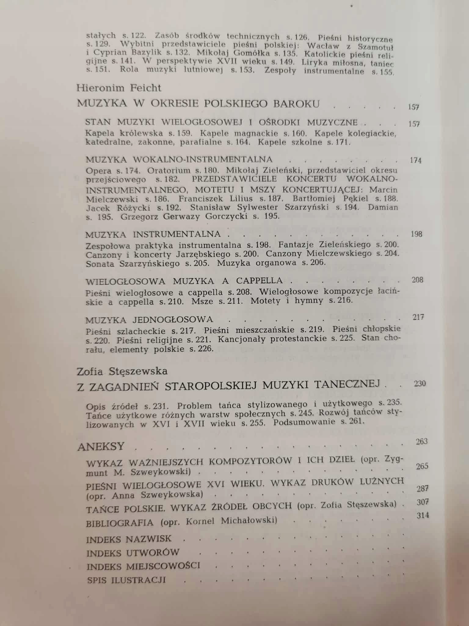 Z dziejów polskiej kultury muzycznej t. I-II