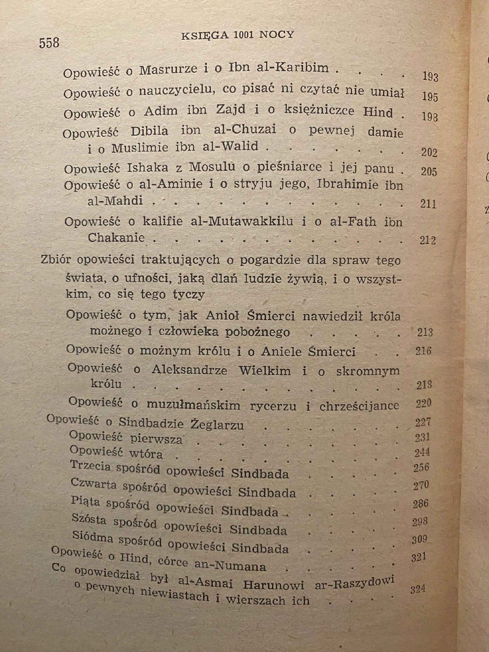 Księga tysiąca i jednej nocy Władysław Kubiak [Biblioteka Narodowa]