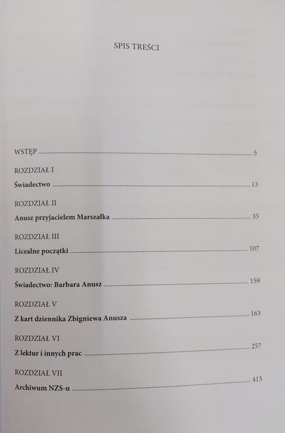 Wokół Marszałka Andrzej Anusz