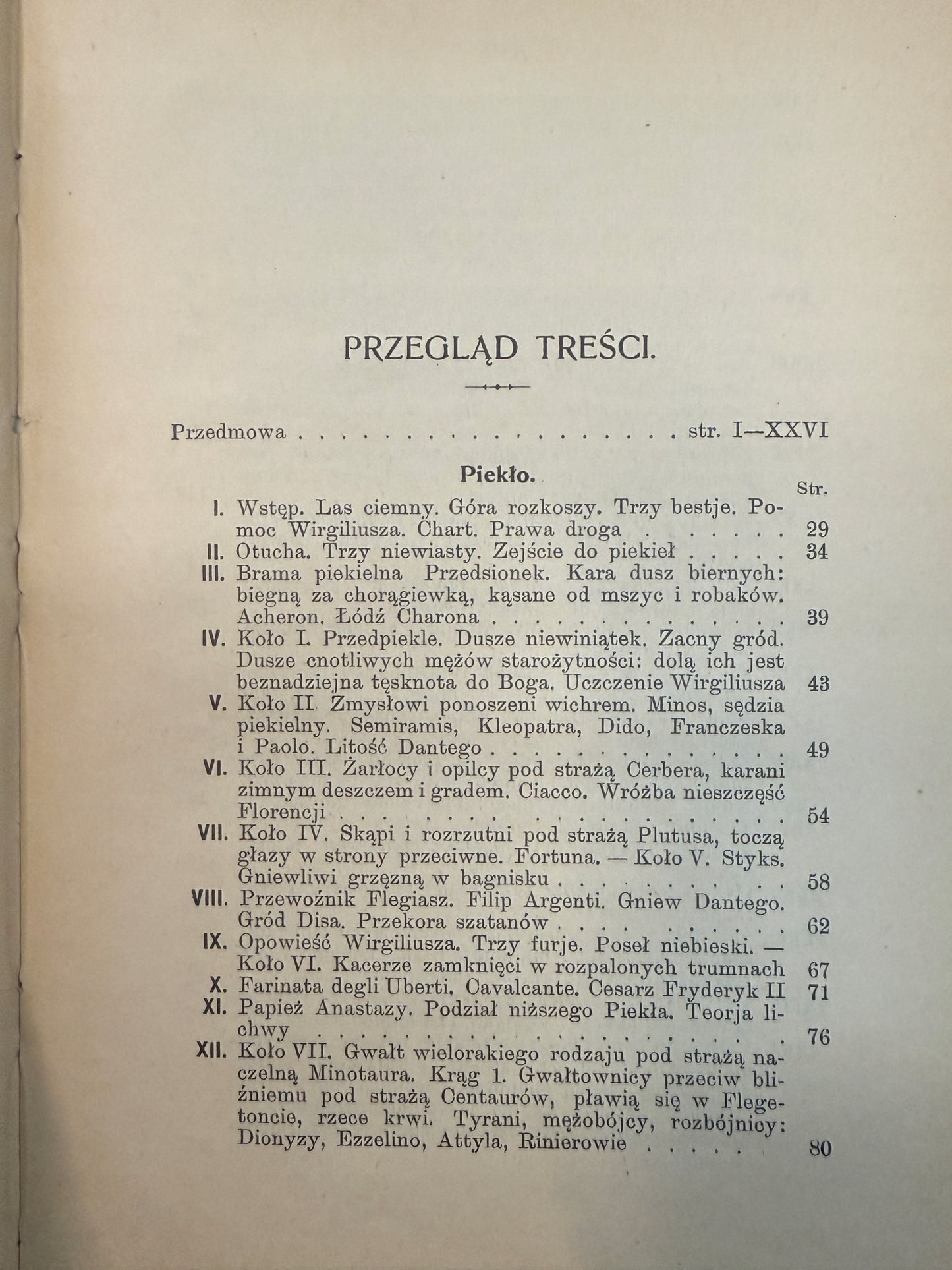 Boska komedja Dante Alighieri [1909 r.][oprawa Karol Wójcik]