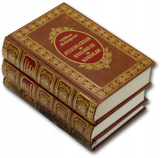 William Shakespeare x3 [zestaw] Juliusz Cezar, Ryszard III, Koriolan + ...