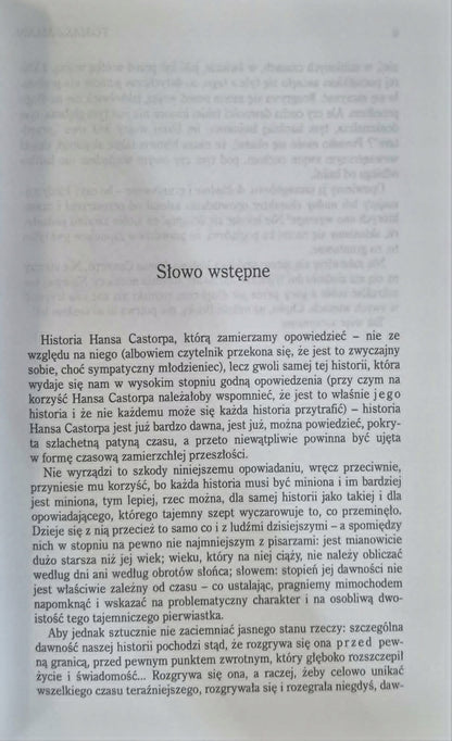 Komplet Czarodziejska góra Tom I i II Tomasz Mann [Biblioteka Klasyki]