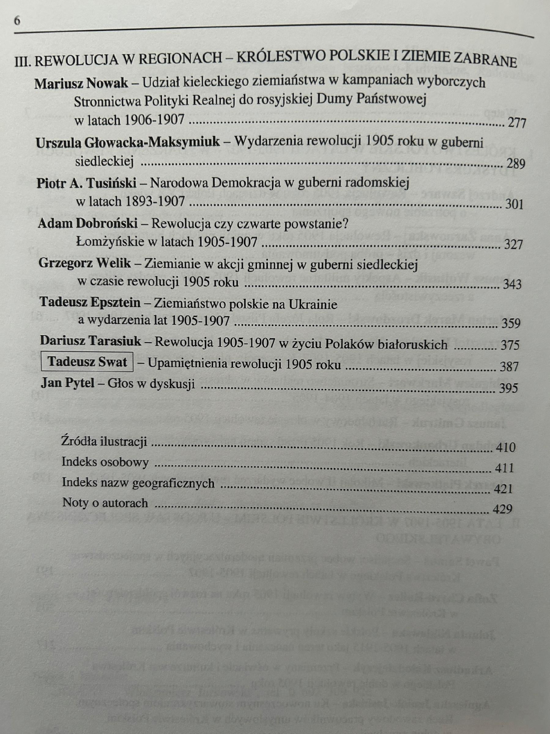Dziedzictwo rewolucji 1905-1907 - Praca zbiorowa