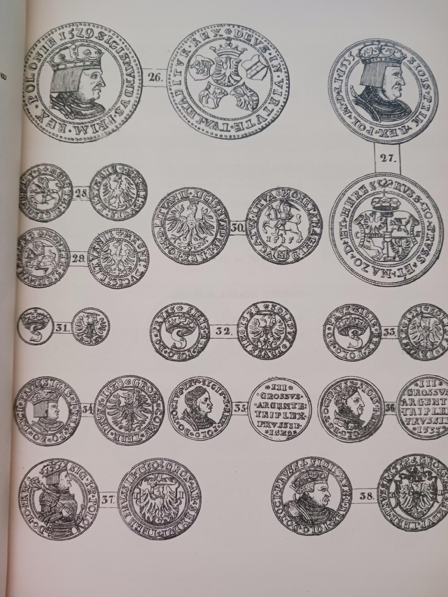 Monety dawnej Polski - tablice Ignacy Zagórski