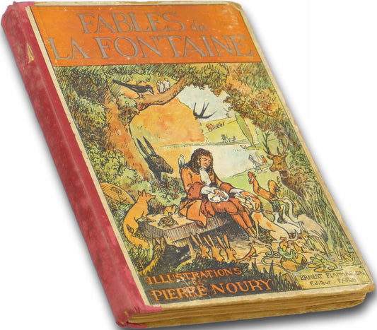 Fables de la Fontaine [il. Pierre Noury] [bajki po francusku, 1928]
