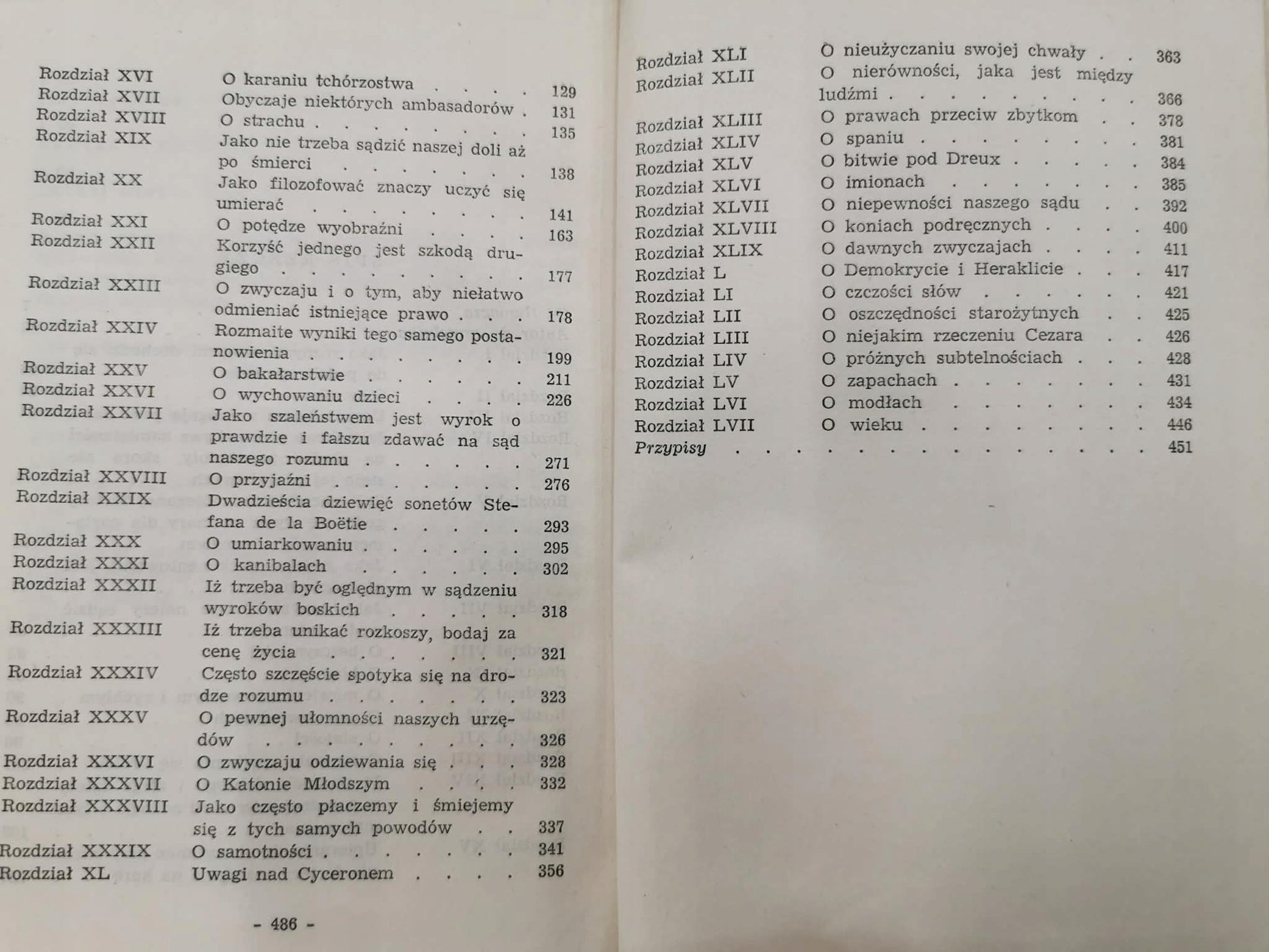 Próby I-III, de Montaigne M.