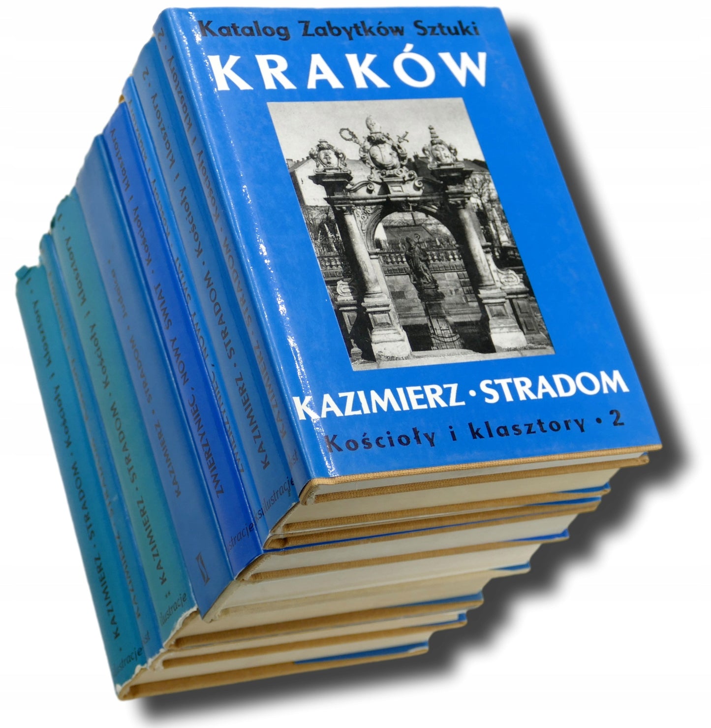 Zestaw 8 książek Katalog Zabytków Sztuki Kraków [tom IV części IV-VII]