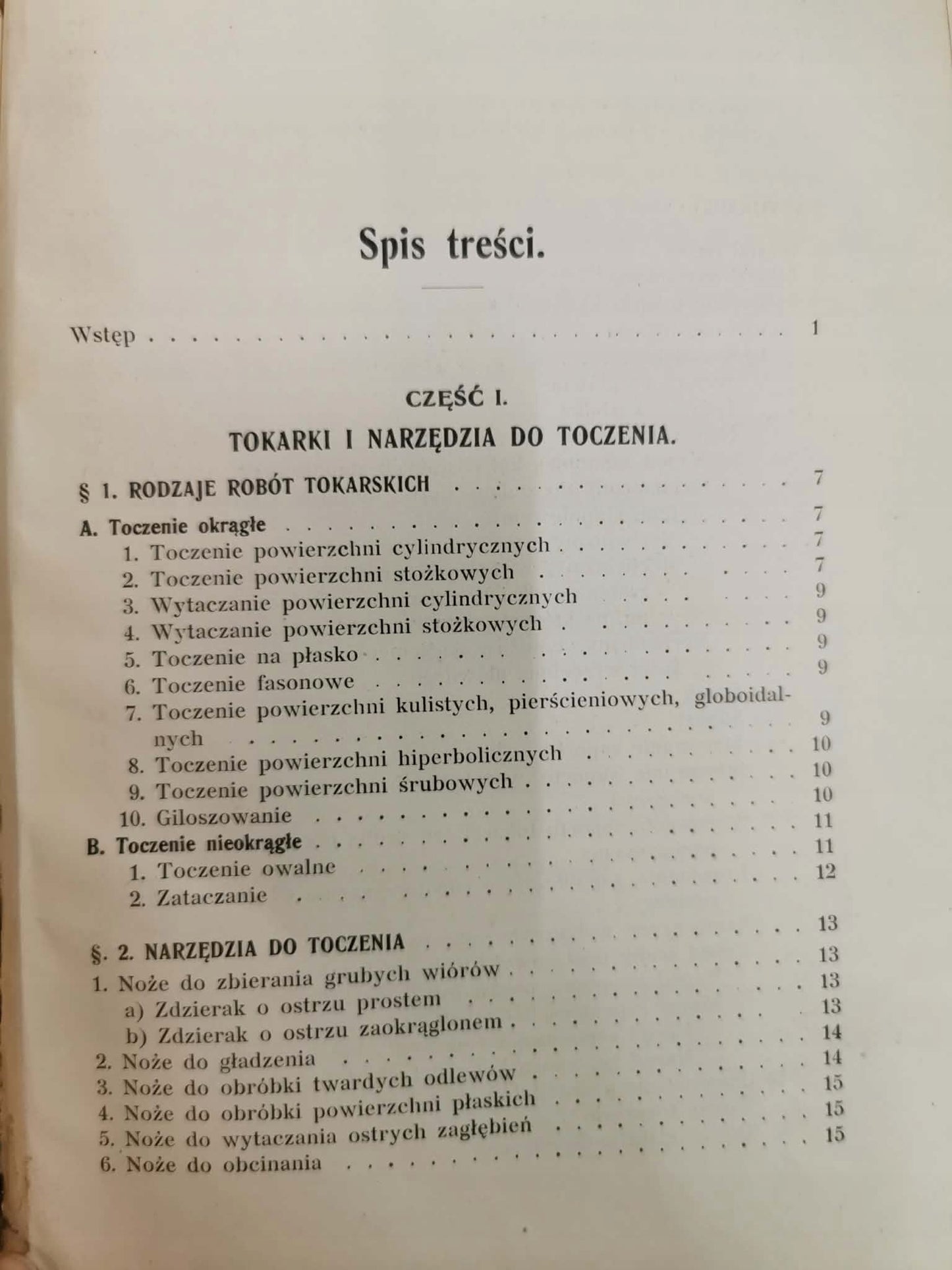Obrabiarki do metali, Edward Herzberg [Lwów 1917]