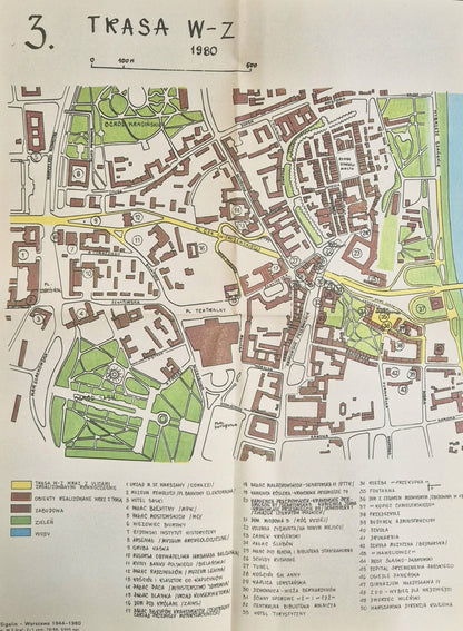 Warszawa 1944-1980 Z archiwum architekta Mapy Józef Sigalin [PIW]
