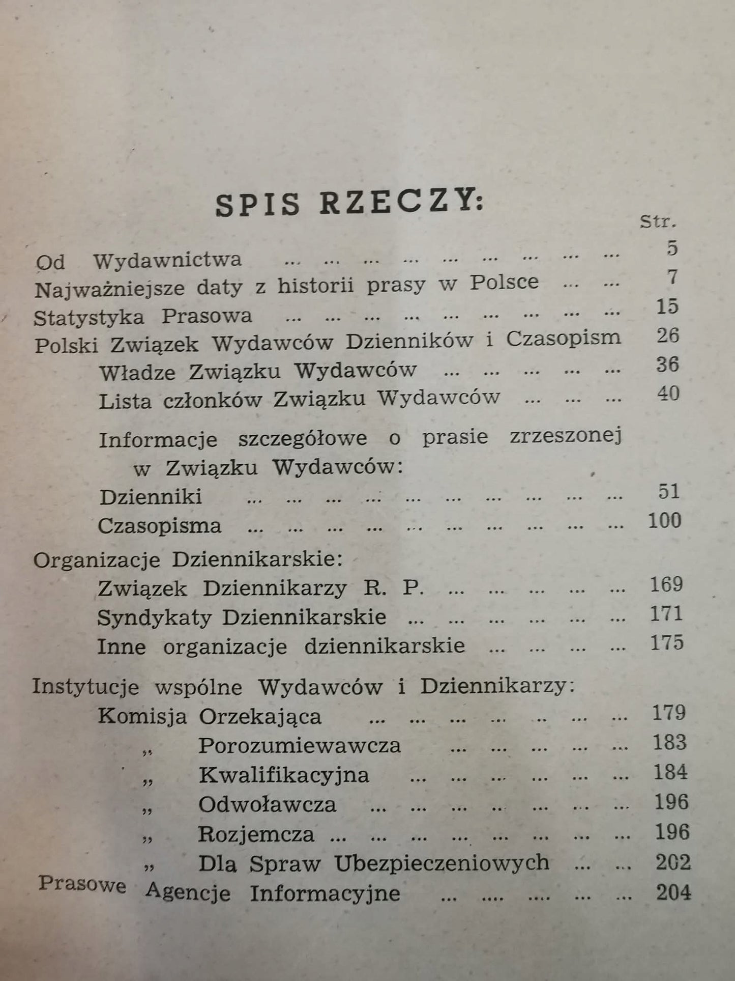 Informator Prasowy 1938/39