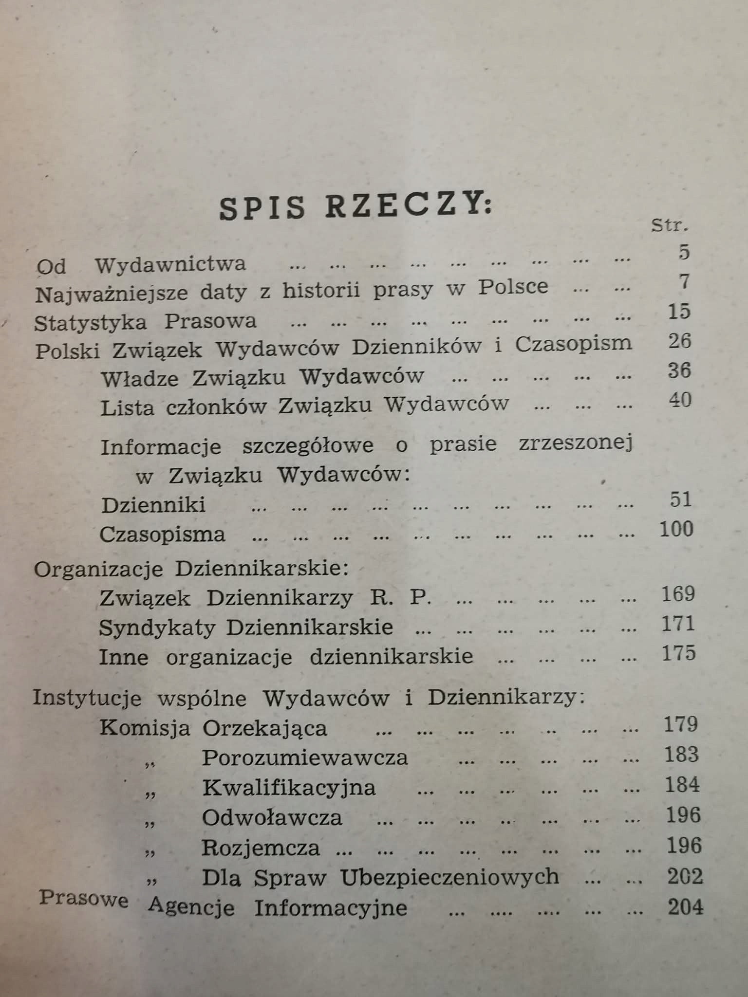 Informator Prasowy 1938/39