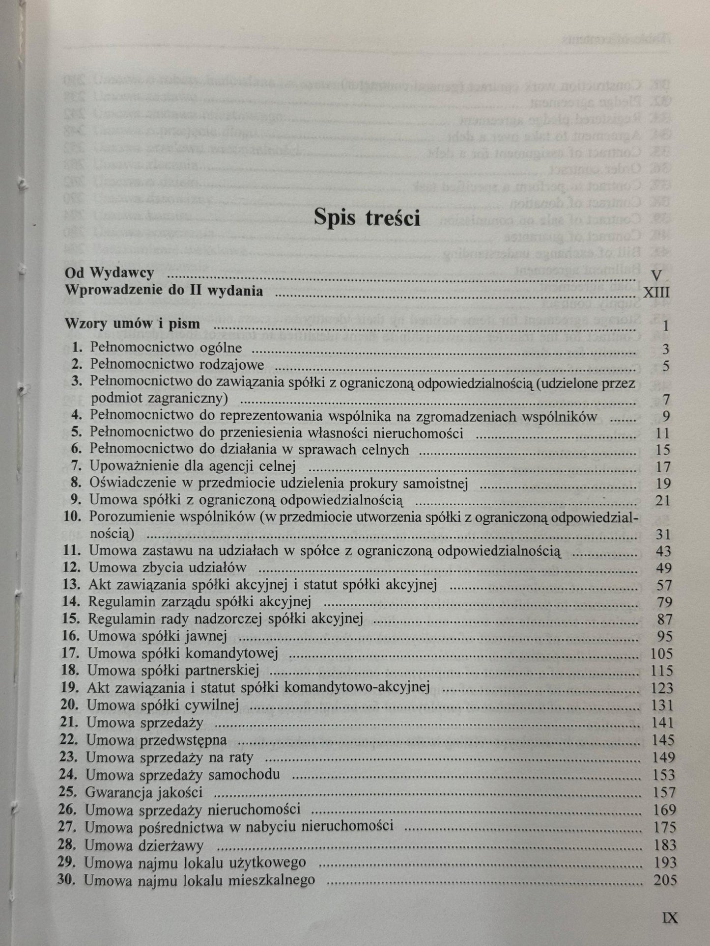 Wzory umów i pism. Compendium of Legal Templates Bogudziński J. i inni