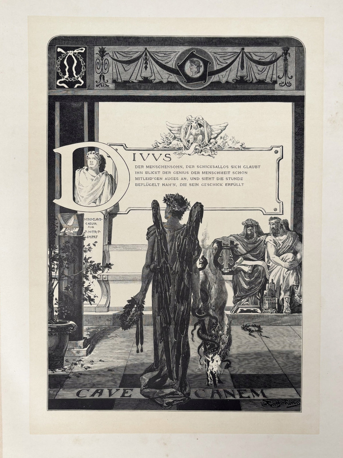 Ahasver in Rom Robert Hamerling [il. E. A. Fischer-Coerlin][ca 1886]